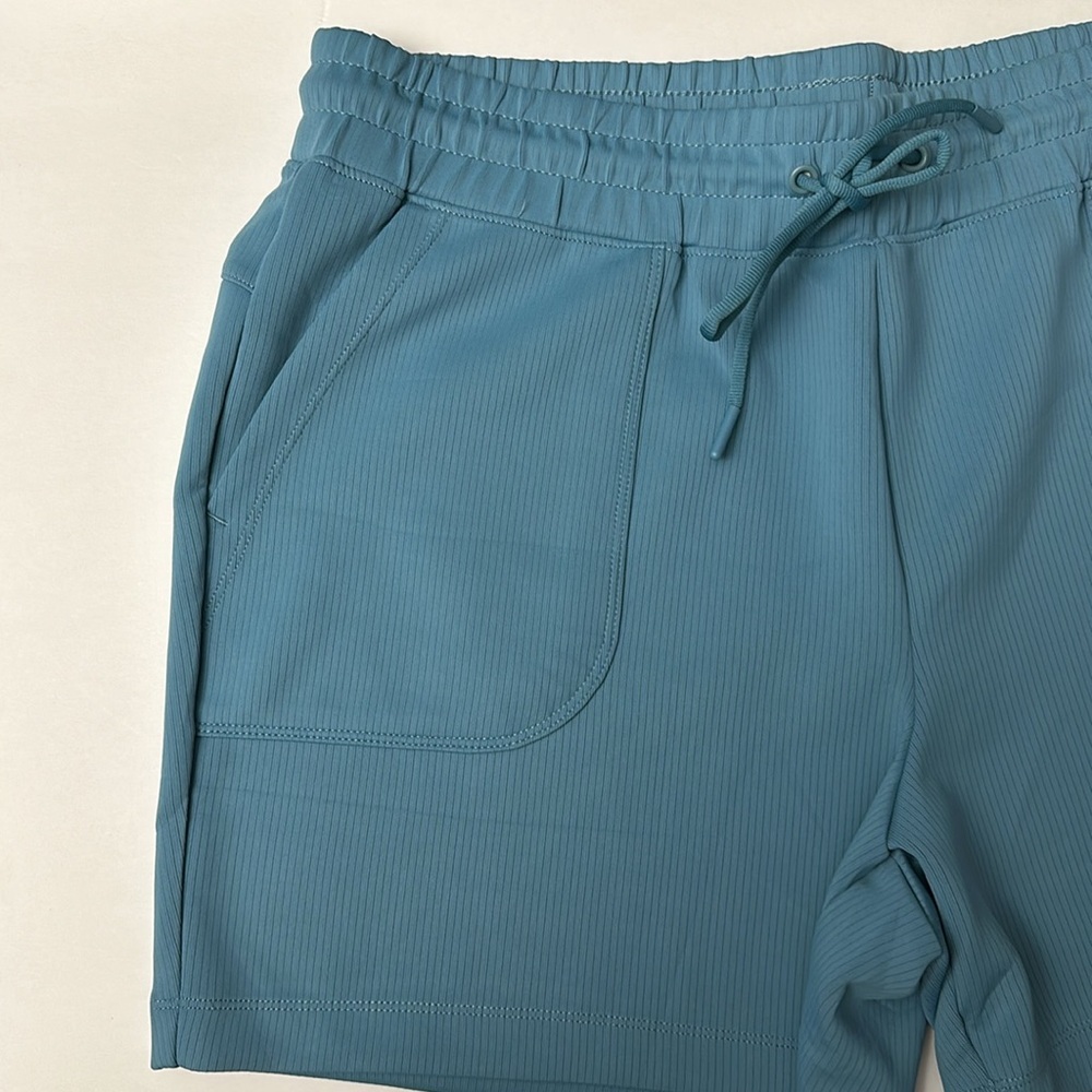 Mondetta-Women’s Blue Scuba Short Ribbed Active Short Size L NEW WITH TAGS. - Picture 5 of 16
